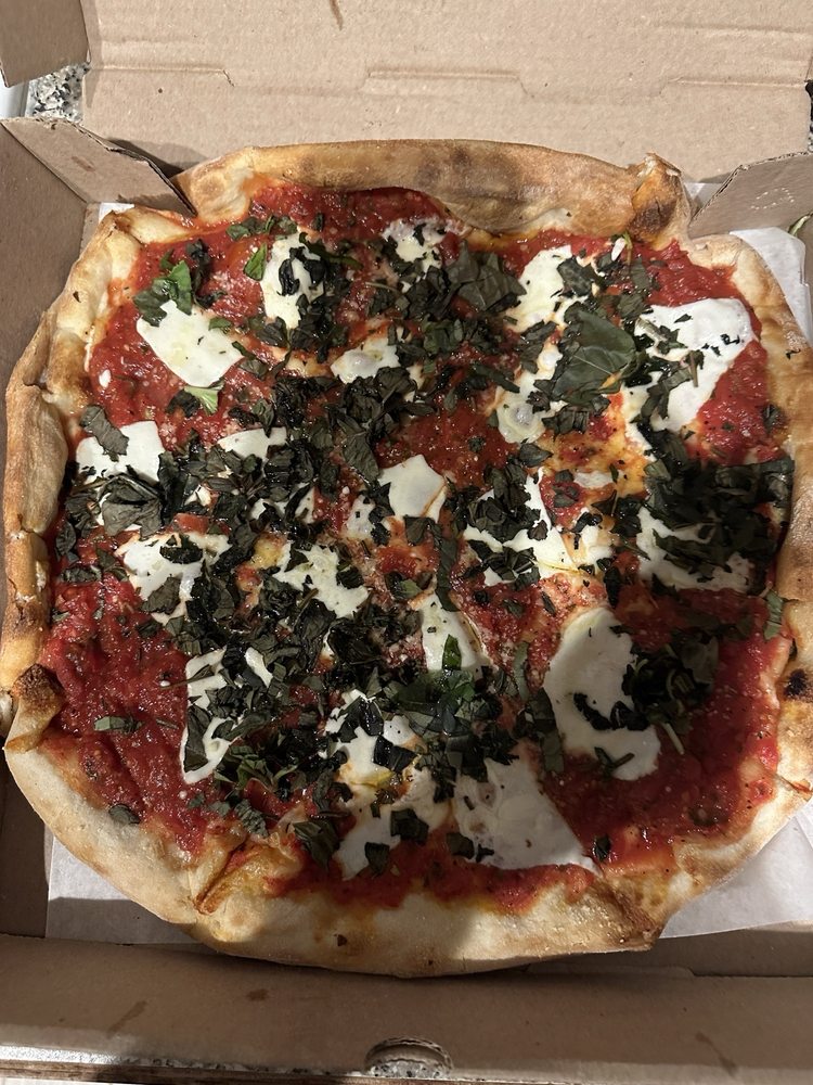 Margherita pizza from Tony's Pizza